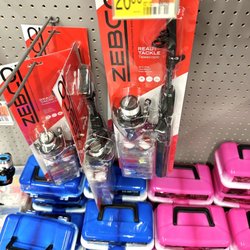 Walmart - Picked up a couple of these telescopic fishing poles while staying in Waikoloa. Good travel rod and reel : )