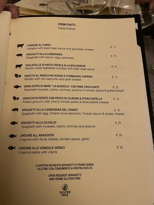 Menu photo 1 La Bussola Florence, FI