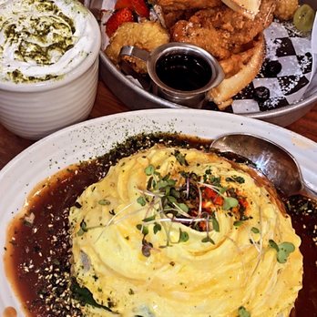 Kitchen Story - Matcha latte, Tornado Galbi Omurice, Korean FC & Waffles - Breakfast & Brunch Near Me - Oakland, California Kitchen Story - Matcha latte, Tornado Galbi Omurice, Korean FC & Waffles - Breakfast & Brunch Near Me - Oakland, California