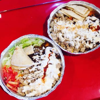 The Halal Guys - Halal classic plate (chicken and gyro) - Halal Near Me - Costa Mesa, California The Halal Guys - Halal classic plate (chicken and gyro) - Halal Near Me - Costa Mesa, California