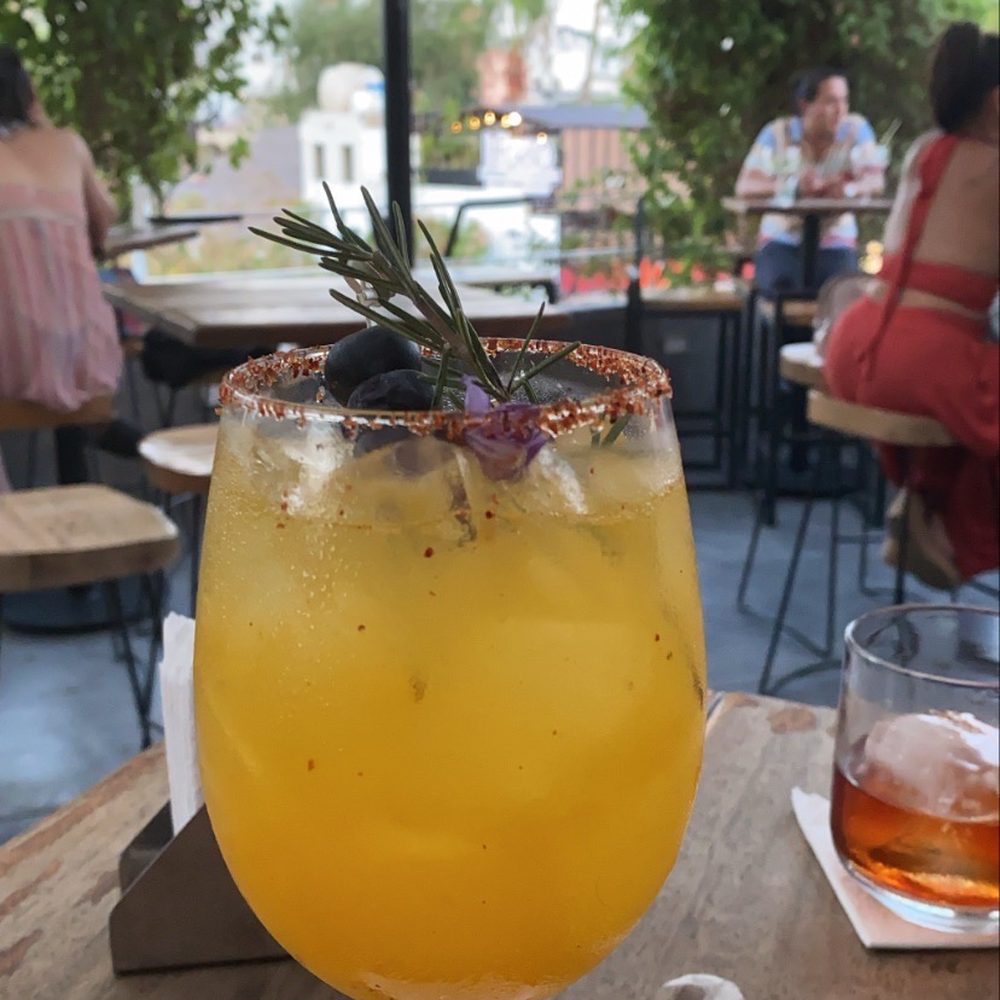 Passion fruit cocktail