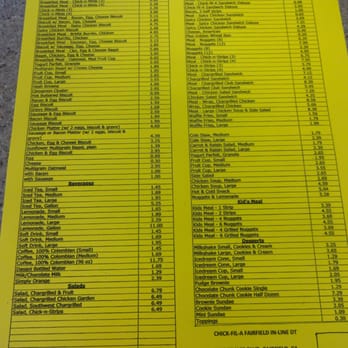 Chick-fil-A - Chick-fil-A Price List - Fast Food Near Me - Fairfield, California