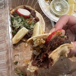 Two Beef Head Tacos