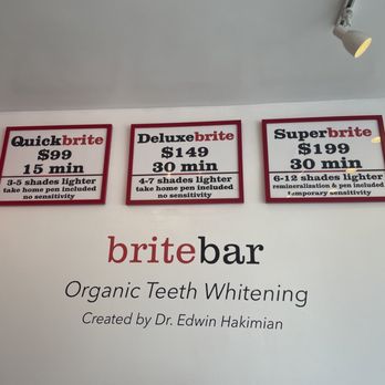 britebar - Teeth Whitening Near Me - Santa Monica, California