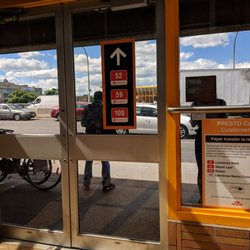 Lawrence West Subway Station - Exit to Street and waiting area for bus during renovations (& at night)