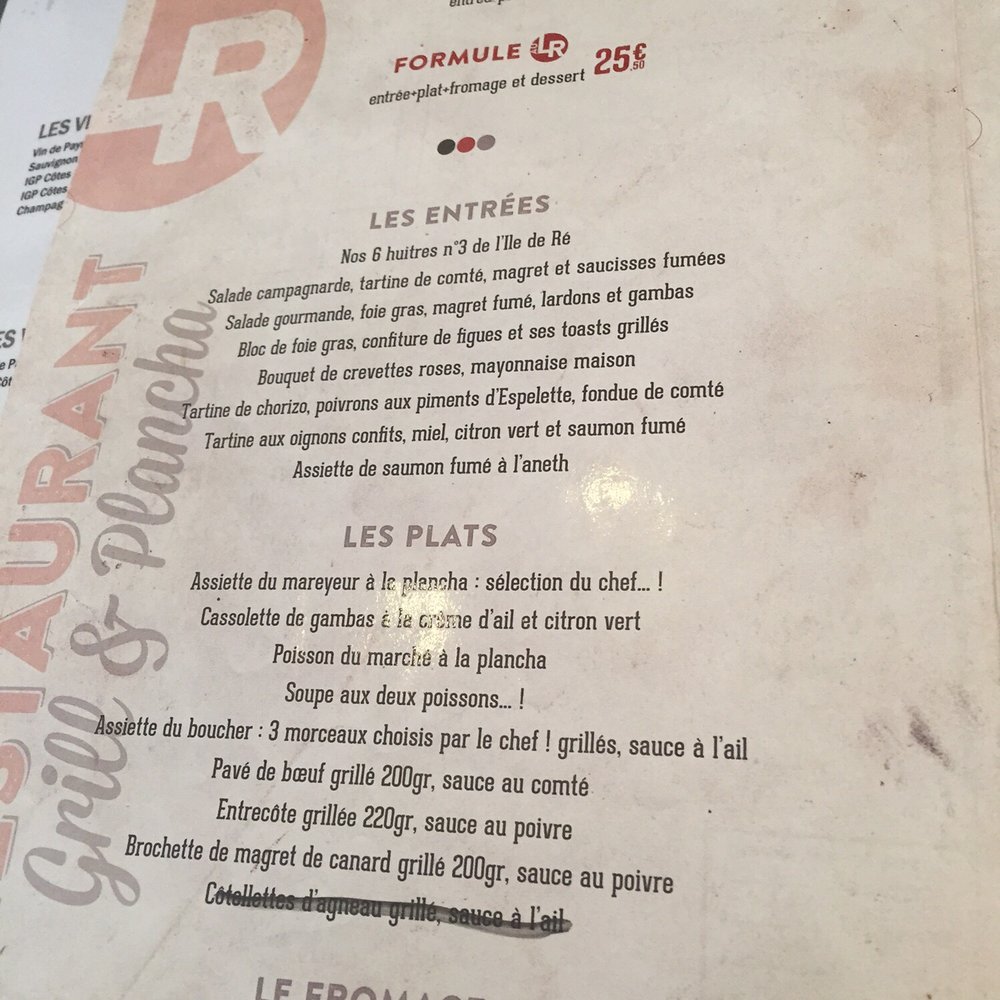 Restaurant Au LR - French Near Me - La Rochelle, 17