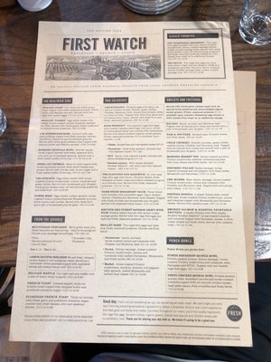 Menu photo 5 First Watch Durham, NC Menu photo 5 First Watch Durham, NC