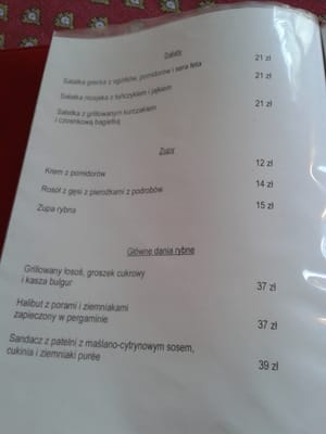 Menu photo 2 Restauracja Spotkanie Warsaw, MZ Menu photo 2 Restauracja Spotkanie Warsaw, MZ