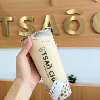 Tsaocaa - Jasmine Green Milk Tea with boba - Bubble Tea Near Me - Tampa, Florida