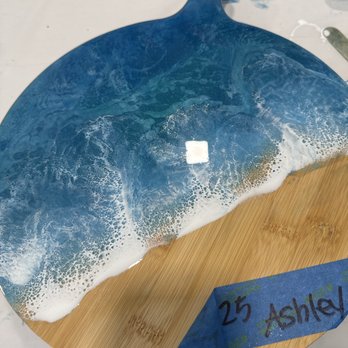 Art Magic Creative Studio - Epoxy Resin Charcuterie board - Art Classes Near Me - San Diego, California