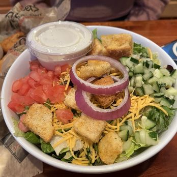 Rooster's - Huge side salad - Chicken Wings Near Me - Columbus, Ohio
