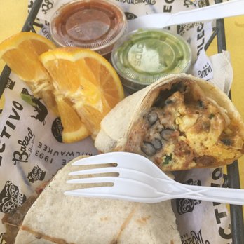 Colectivo Coffee Lakefront - Chorizo burrito is good, small for $7.25 +$1 for avocado - Coffee & Tea Near Me - Milwaukee, Wisconsin Colectivo Coffee Lakefront - Chorizo burrito is good, small for $7.25 +$1 for avocado - Coffee & Tea Near Me - Milwaukee, Wisconsin