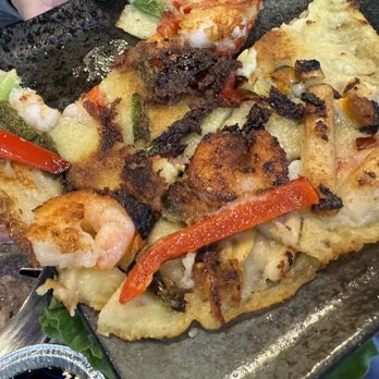 Do Si Korean BBQ - Seafood Pancake $16 - Korean Near Me - Kent, Washington Do Si Korean BBQ - Seafood Pancake $16 - Korean Near Me - Kent, Washington