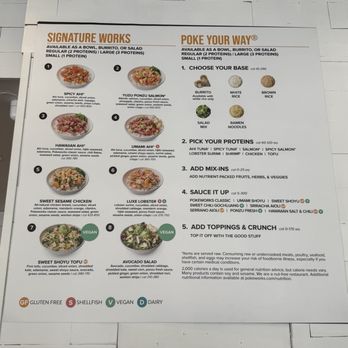 Pokeworks - Menu - Salad Near Me - Los Angeles, California Pokeworks - Menu - Salad Near Me - Los Angeles, California