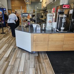 Inside the store