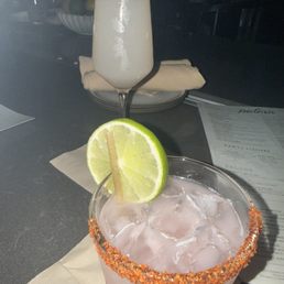 Strawberry margarita. Special drink made by bartender Travis. Strawberry margarita. Special drink made by bartender Travis.