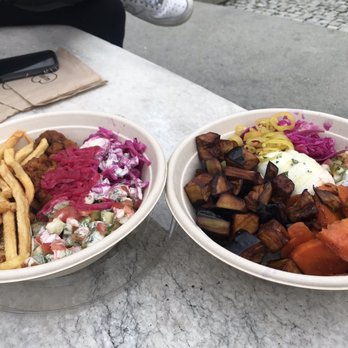 Taim Mediterranean Kitchen - Cauliflower Shawarma Platter, Eggplant Sabich Platter - Mediterranean Near Me - Washington, DC, District of Columbia