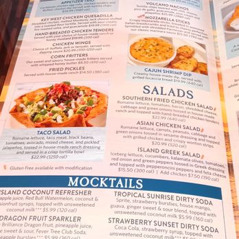 Margaritaville - Miami Bayside - Menu. - Burgers Near Me - Miami, Florida Margaritaville - Miami Bayside - Menu. - Burgers Near Me - Miami, Florida