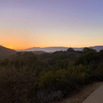 Elings Park - Sunset near the memorial - Parks Near Me - Santa Barbara, California
