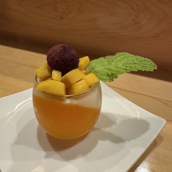 Boto Sushi Del Mar - Mango panna cotta - Sushi Bars Near Me - Del Mar, California