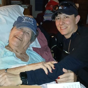 Diamond Care - Foster and mom with her hat - Home Health Care Near Me - French Camp, California Diamond Care - Foster and mom with her hat - Home Health Care Near Me - French Camp, California