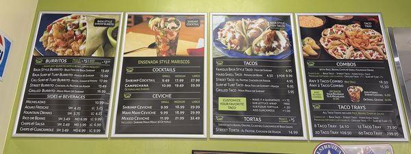 Menu photo 1 Senor Baja Rancho Cucamonga, CA