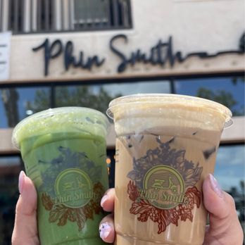 Phin Smith - blueberry matcha latte & Vietnamese coffee phin style - Coffee & Tea Near Me - Garden Grove, California Phin Smith - blueberry matcha latte & Vietnamese coffee phin style - Coffee & Tea Near Me - Garden Grove, California