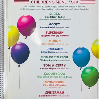 Eagle Diner - Menu for Kids 1 of 2 - Desserts Near Me - Pine Hill, New Jersey Eagle Diner - Menu for Kids 1 of 2 - Desserts Near Me - Pine Hill, New Jersey