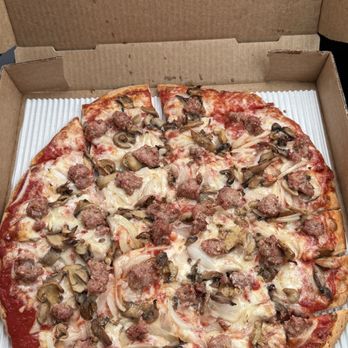 Terita's Pizza Carry Out - Homemade Sausage, mushroom & onion pizza - Pizza Near Me - Columbus, Ohio Terita's Pizza Carry Out - Homemade Sausage, mushroom & onion pizza - Pizza Near Me - Columbus, Ohio