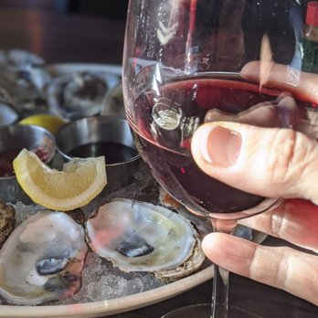 The Black Marlin - Oysters and Sea Glass Pinot - Seafood Near Me - Tustin, California