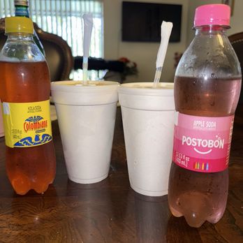Fonda Mi Tierrita - Colombian sodas postobon is apple, Columbiana is a kola champagne and I also show here the passion fruit juices - Colombian Near Me - Sunrise, Florida Fonda Mi Tierrita - Colombian sodas postobon is apple, Columbiana is a kola champagne and I also show here the passion fruit juices - Colombian Near Me - Sunrise, Florida