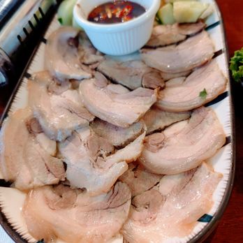 Clay Pot Kitchen - Com Nieu Houston - Sliced Pork Belly w/pickled veggies - Vietnamese Near Me - Houston, Texas Clay Pot Kitchen - Com Nieu Houston - Sliced Pork Belly w/pickled veggies - Vietnamese Near Me - Houston, Texas
