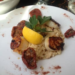 Saint-Jacques risotto avec truffe oil