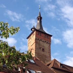 Stadtcafé Jenseits - Blick vom Stadtgarten auf den Grafeneckart