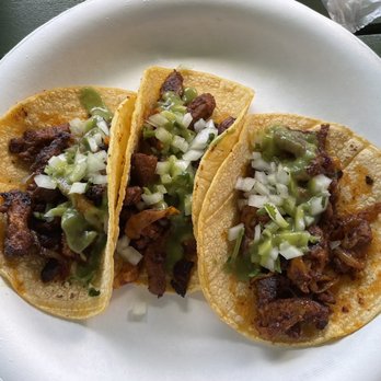 Paco's Tacos Lighthouse - easily their best taco in my opinion. the al pastor taco trio - Mexican Near Me - Kilauea, Hawaii