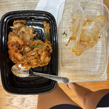Sala Thai - Pad Ki Mao Noodles + plastic - Thai Near Me - Fremont, California