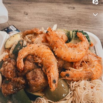 PanPan Wok - a plate of shrimp and noodles - Chinese Near Me - Oceanside, California PanPan Wok - a plate of shrimp and noodles - Chinese Near Me - Oceanside, California