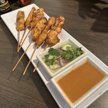 Sukhothai Thai Restaurant Express ll - Chicken Stay with the dippings. Yum! - Thai Near Me - San Antonio, Texas Sukhothai Thai Restaurant Express ll - Chicken Stay with the dippings. Yum! - Thai Near Me - San Antonio, Texas