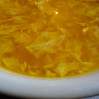 Dragon Pearl Authentic Asian Food - Egg drop soup, close-up. - Chinese Near Me - Hudson, Wisconsin