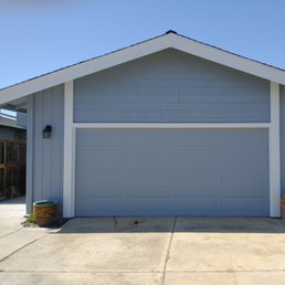 a garage door a garage door