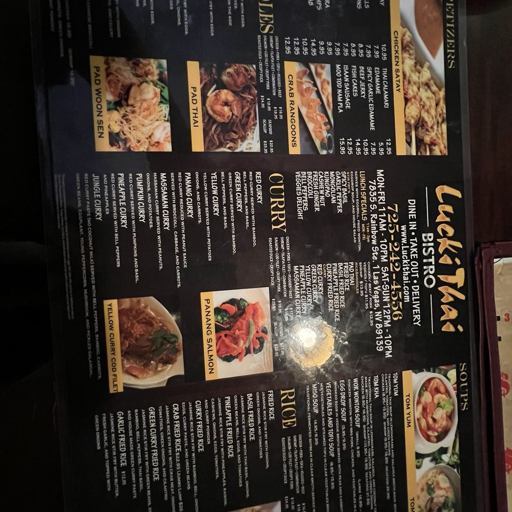 LucKi Thai Bistro - Menu - Thai Near Me - Las Vegas, Nevada LucKi Thai Bistro - Menu - Thai Near Me - Las Vegas, Nevada