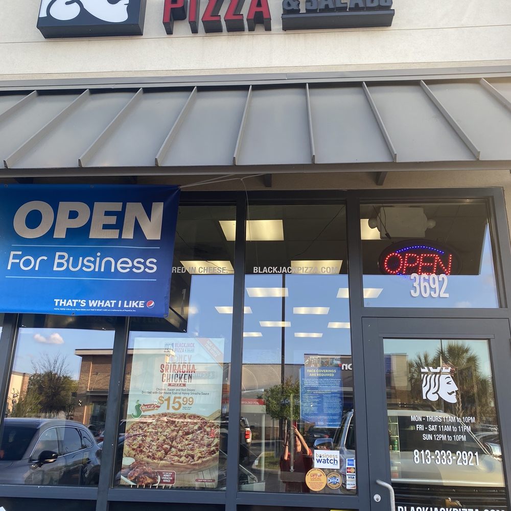 Blackjack Pizza - open for business - Pizza Near Me - Tampa, Florida Blackjack Pizza - open for business - Pizza Near Me - Tampa, Florida