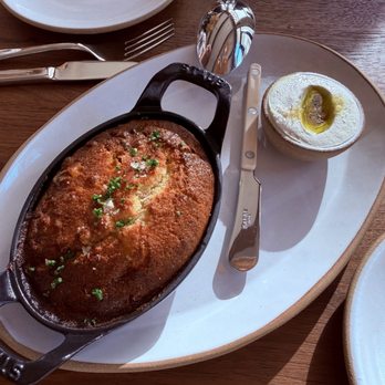 Alteño - Jalapeño cornbread with truffle butter. OMG!! - Bars Near Me - Austin, Texas