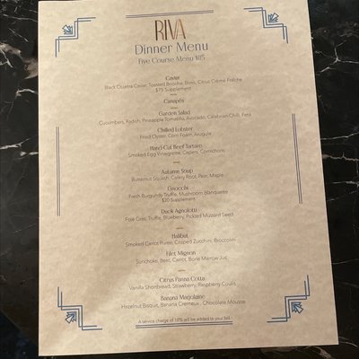 Menu photo 2 RIVA Carolina, PR