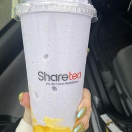 Taro Ice Blended with Pudding Taro Ice Blended with Pudding