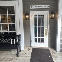 Galloways Wine Shop & Bar - Front door