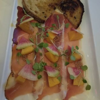 Revival - Prosciutto & pickled peaches - Southern Near Me - Charleston, South Carolina Revival - Prosciutto & pickled peaches - Southern Near Me - Charleston, South Carolina