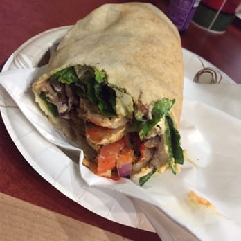 Pita Pit - Falafel loaded with veggies, hummus, pesto and balsamic dressing. - Fast Food Near Me - Mammoth Lakes, California