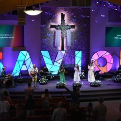 Mount of Olives Church - Musical Worship during an Easter Sunday church service