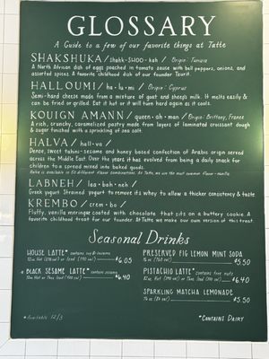 Menu photo 2 Tatte Bakery & Cafe | Ridgewood Ridgewood, NJ Menu photo 2 Tatte Bakery & Cafe | Ridgewood Ridgewood, NJ